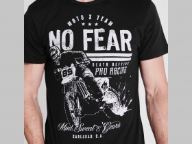 No Fear čierne pánske tričko  100%bavlna